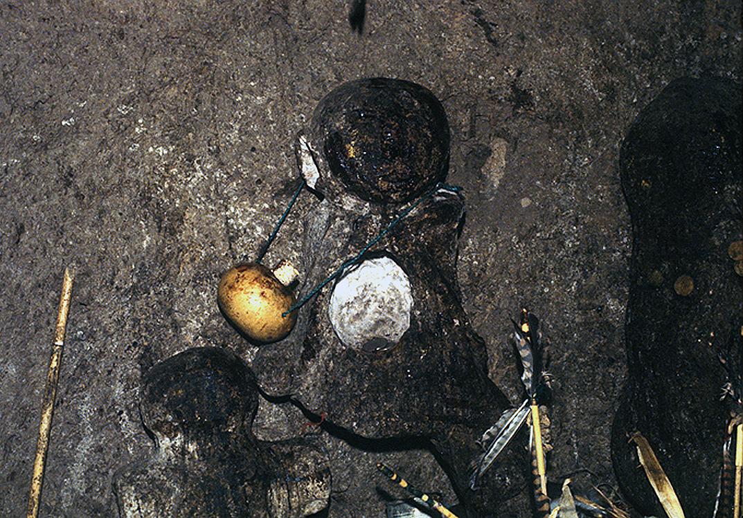 El ídolo, Memu de Tatewarí en Te'ekata - Fotografía ©Juan Negrín 1976-2018