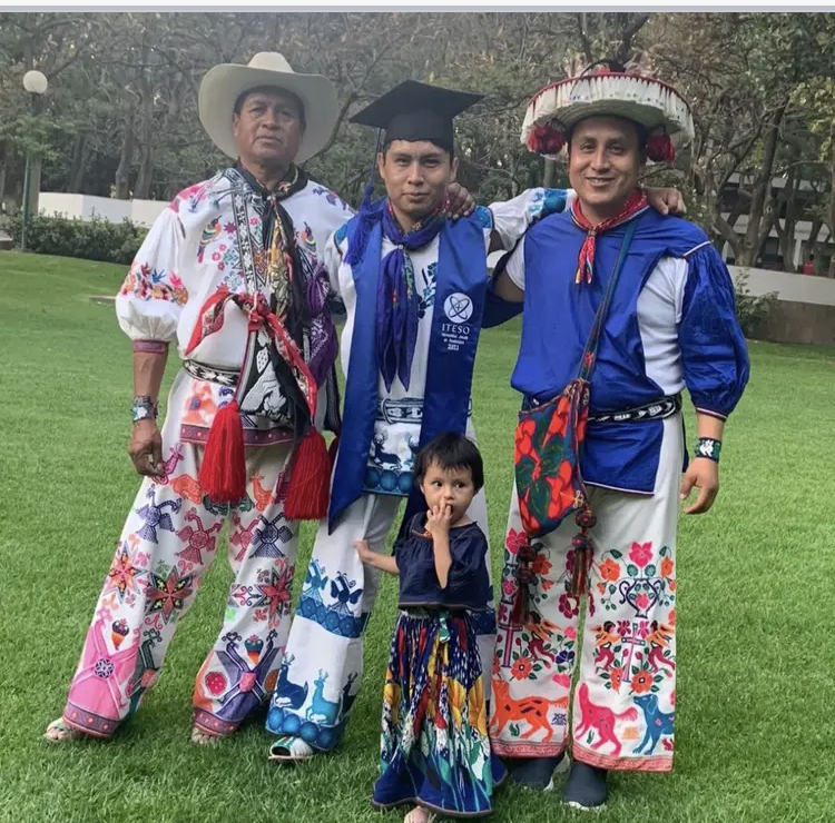 Eusebio with his father and brother at his graduation from ITESO ~ May 2023