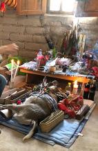 Altar for the sacrificed deer in Wirikuta ~ Photo ©Andrés Guadarrama 2021