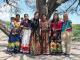 Diana Negrín and the women participants in the Ecoforestry Project in Wirikuta ~ Photo ©Carlos Carrillo López