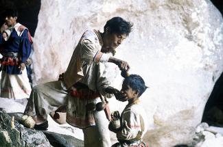 Baptism at Tsinamecuta ~ Photograph ©Juan Negrín 1975