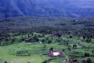 View of Kieruwit+a Ceremonial Center ~ 1978