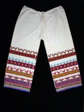 Pantalones bordados, xaweruxi.