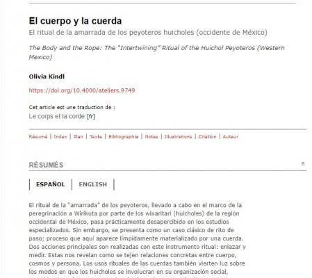 El cuerpo y la cuerda