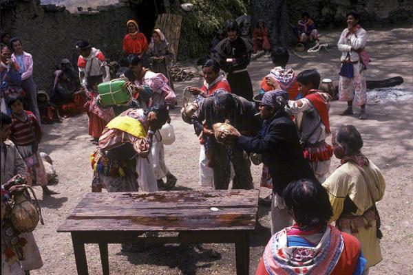 The Wixaritari Cleansing Themselves during Easter - Photograph ©Juan Negrín 1979 - 2025
