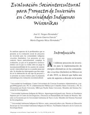 Evaluación Sociocultural