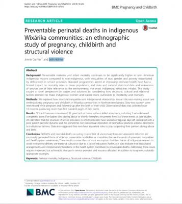 Preventable perinatal