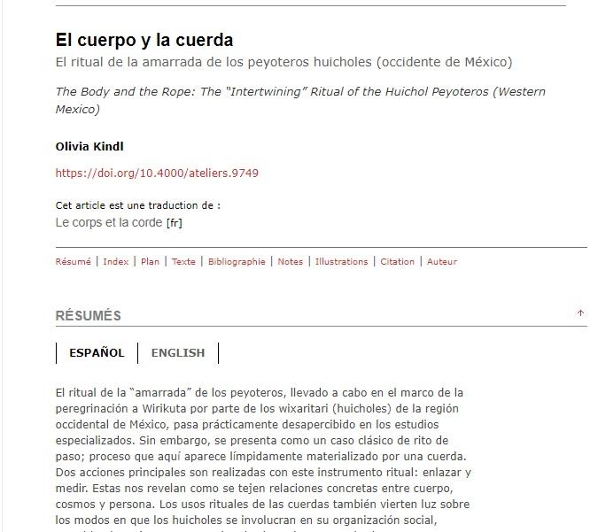 El cuerpo y la cuerda